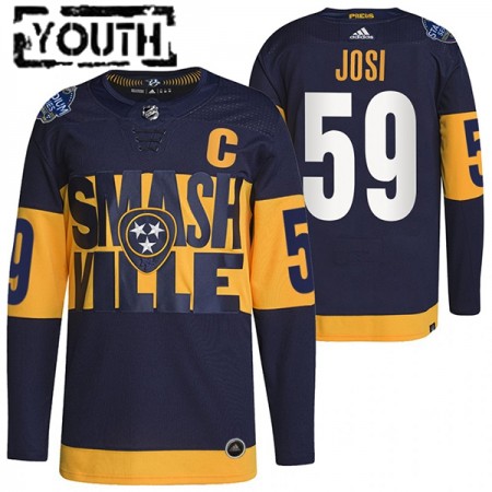 Nashville Predators Trikot Roman Josi 59 Adidas 2022 Stadium Series Authentic - Kinder
